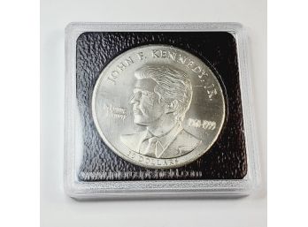 Rare John F Kennedy Jr 1999  10  Dollar Republic Of Liberia Coin .999 Silver One Ounce