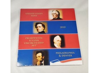 2010 U.S. Mint Presidential Dollar (8 Coin) Uncirculated Set Sealed