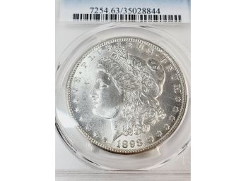 1898-O Morgan Silver Dollar  MS63 PCGS Graded And Slabbed