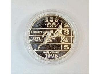 1995 Atlanta  Olympic Silver Dollar Proof  Commemorative Coin