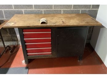 Used Craftsman Deluxe Workbench 60' X 24' X 35'