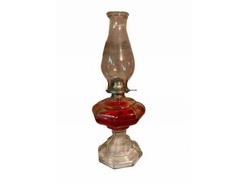 Vintage 17' Oil Lamp