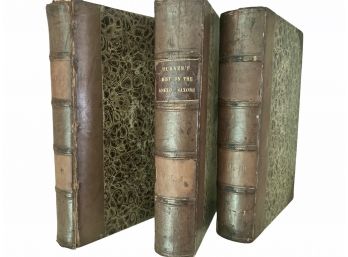 Three Volumes 'Turner's History Of The Anglo-Saxons' By Sharon Turner