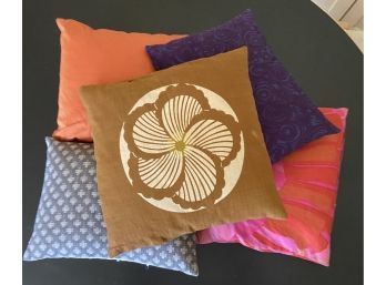 Five Vintage Pillows As Shown