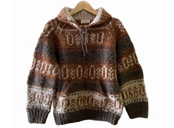 Vintage Wool Sweater Made In Ecuador For Incan Arts