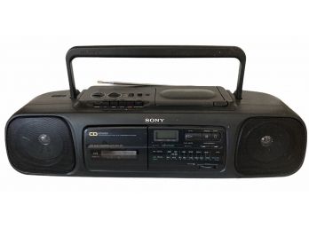 SONY Boom Box 0 CD, Cassette And Radio