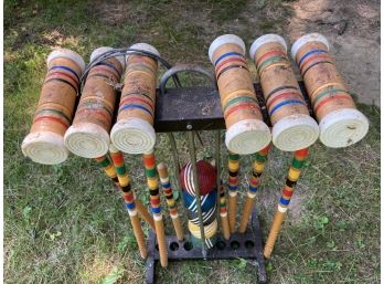 Vintage Croquet Set