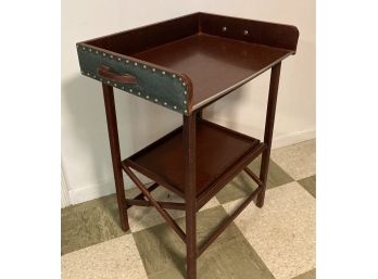 Vintage 1940s Bar Cart With Two Trays