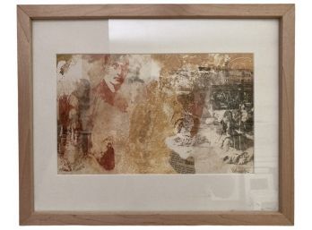 Signed Monotype Print By I. Miller (E) 15' X 12'