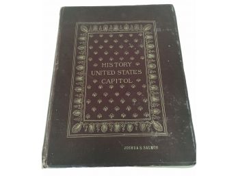 Large Format- History Of United States Capitol By Glen Brown 1900