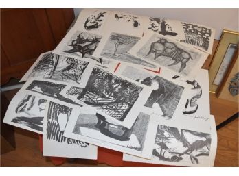 A Graphic Experiment 17 Original Lithographs By Seven Artists 190250 8'x12'