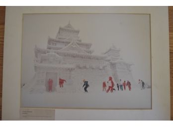 Winter Festival Japan Sapporo By Joe Viesti Matted, No Frame, 17.5'x13'