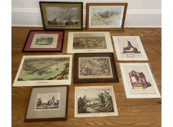 Lithograph Collection 12'x9' To 17'x 13'