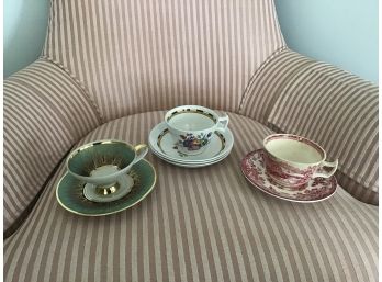 Vintage Cups And Saucers Including Royal Staffordshire, Johann Seltmann, Etc. - Lot #1