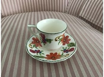 Vintage Steubenville Demitasse Cup And Saucer - Lot #4