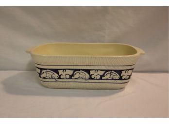 Dedham Pottery Bunny Loaf Dish