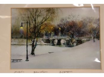 Public Garden Boston Print