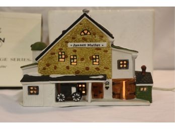 Department 56 New England Village Series Jannes Mullet Amish Barn