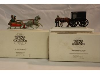 Department 56 Amish Buggy And Sleighride