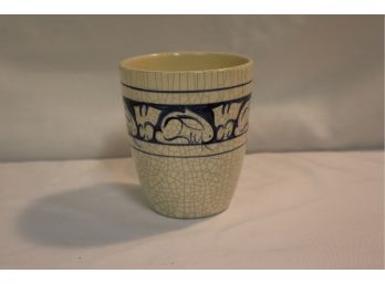 Dedham Pottery Bunny Water Cup