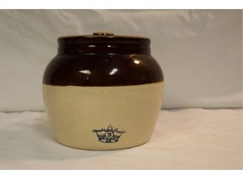 Bean Crock With Handle And Lid