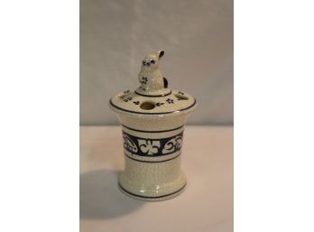 Dedham Pottery Bunny Toothbrush Holder