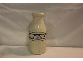 Dedham Pottery Bunny Milk Bottle Or Vase