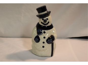 Dedham Pottery Snowman