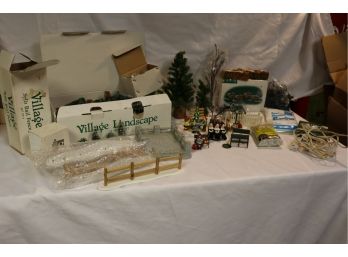 Department 56 Accessory Lot #1 - Trees, Fences And More