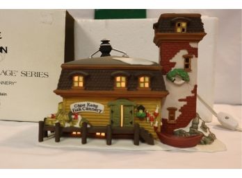 Department 56 New England Village Series Cape Keag Fish Cannery