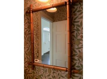 Bathroom Mirror - Bamboo Design