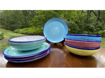 Vintage Vietri Plates And Bowls