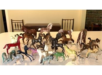 Miniature Horse Collection - Set Of 29