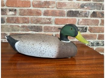 Vintage Mallard Drake Hand Painted Duck Decoy