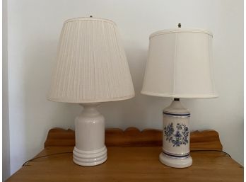 Pair Of Ceramic Table Lamps