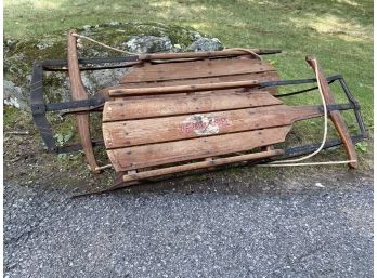 Pair Of  Vintage Flexible Flyer Sleds