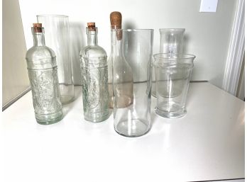 Vases And Bottles - Set Of 7