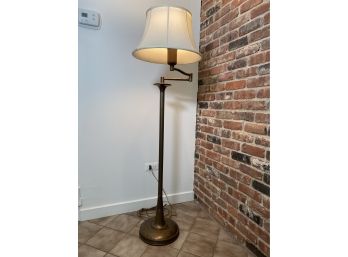 Vintage Solid Brass Floor Lamp