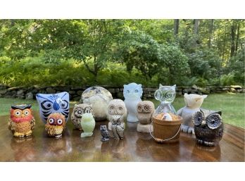 Owl, Owl And More Owls - 15 Piece Collection