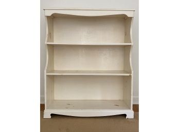 White Wood Painted Bookcase