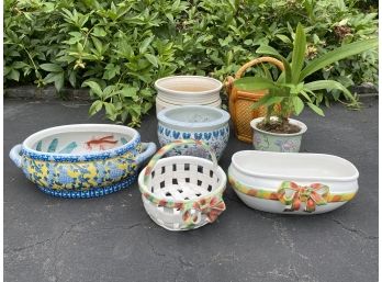 6 Piece Flower Pot Collection