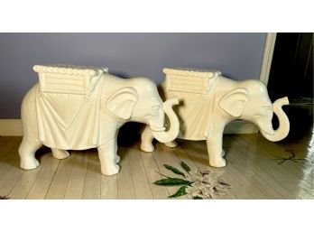 Two's Company Elephant Side Tables