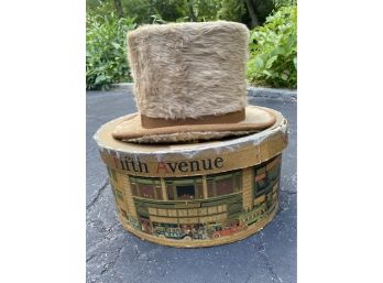 Circa 1880 Knox NY Beaver Top Hat