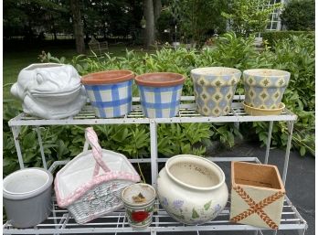 11 Piece Flower Pot Collection