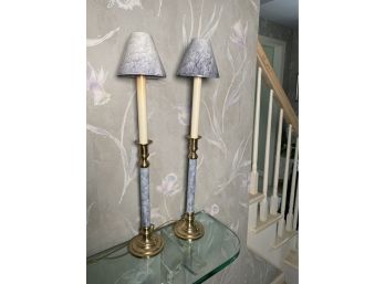 Pair Of Stick Lamps