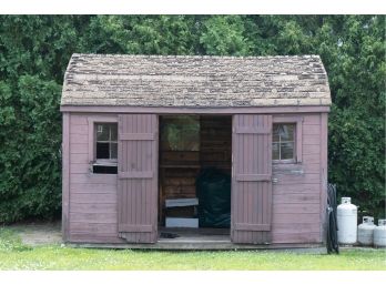 Wood Shed 12' X 9.5', Original Retail $5000