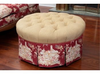 Tufted Ottoman, Original Retail $500