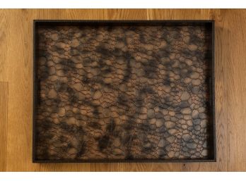 Textured Serving Tray, Original Retail $200