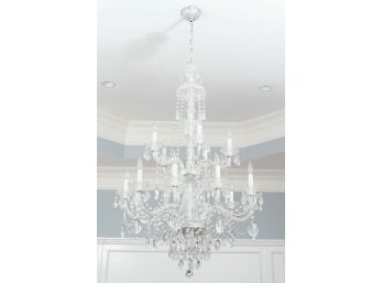 Magnificent Two Tier Crystal Chandelier, Original Retail $6000