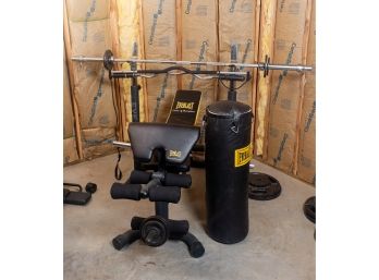 Everlast Weight Bench Set & Punching Bag